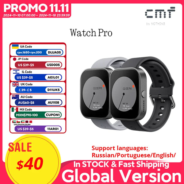 1.96" AMOLED Bluetooth 5.3 GPS Smartwatch